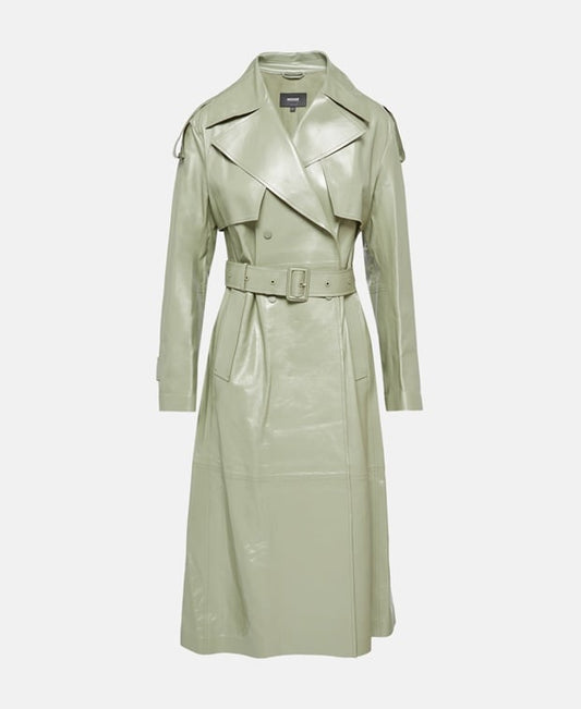 Mackage Leather trench coat Carmela