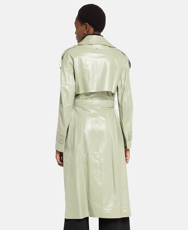 Mackage Leather trench coat Carmela