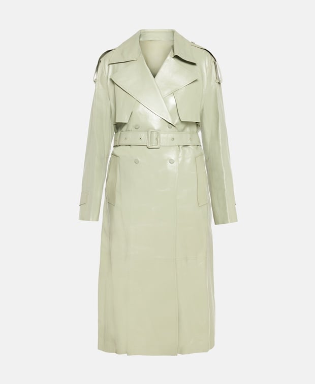 Mackage Leather trench coat Carmela