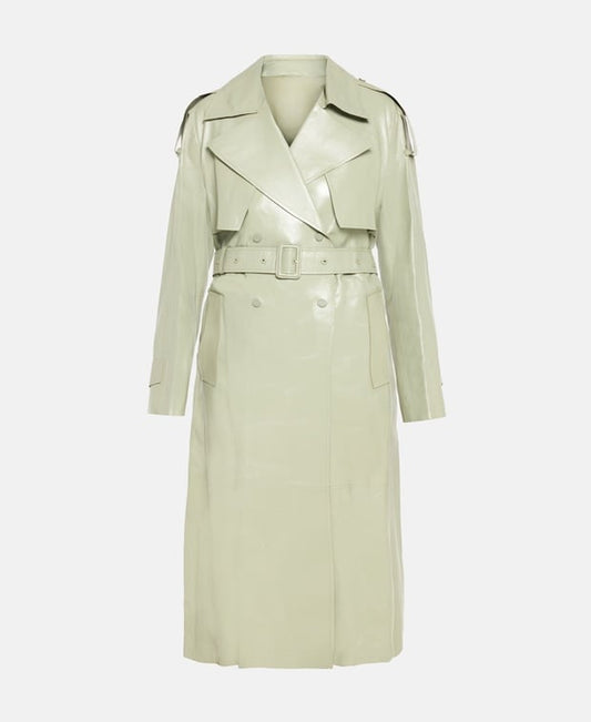 Mackage Leather trench coat Carmela