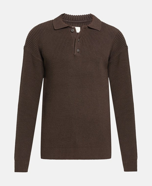 Knitted polo shirt