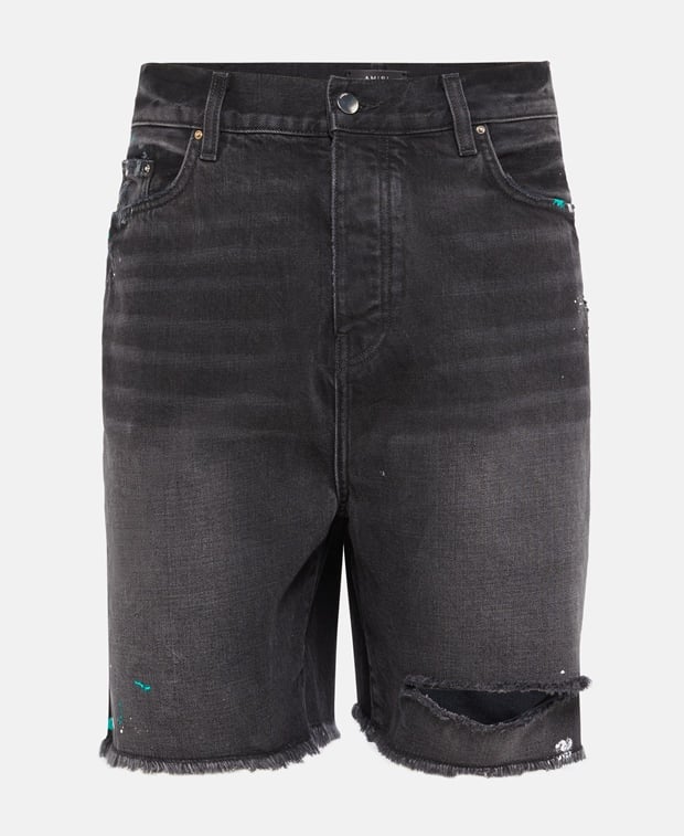 Amiri Denim painter bermuda Denim shorts Anthracite
