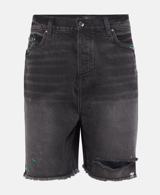 Amiri Denim painter bermuda Denim shorts Anthracite