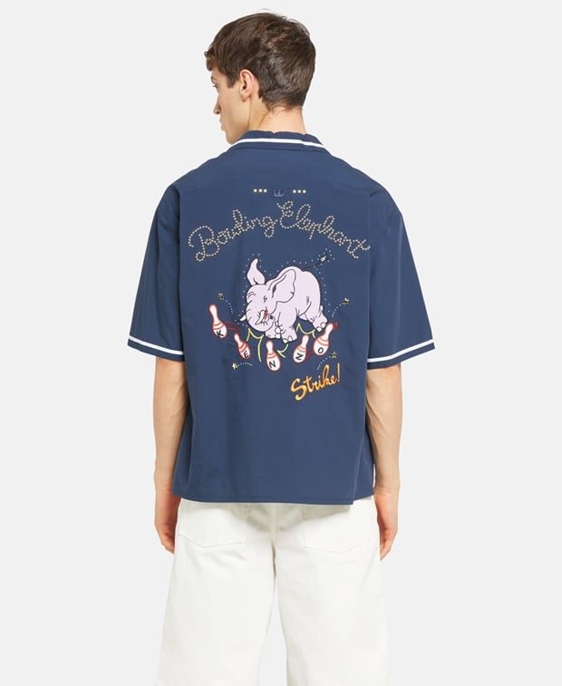 Kenzo Short-sleeved shirt Midnight Blue