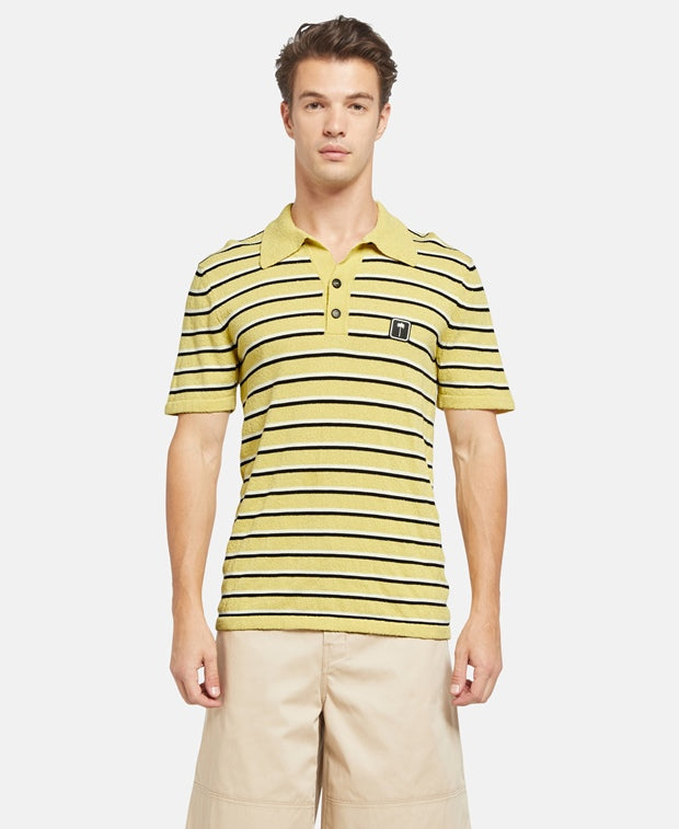 Palm Angels Knitted polo shirt