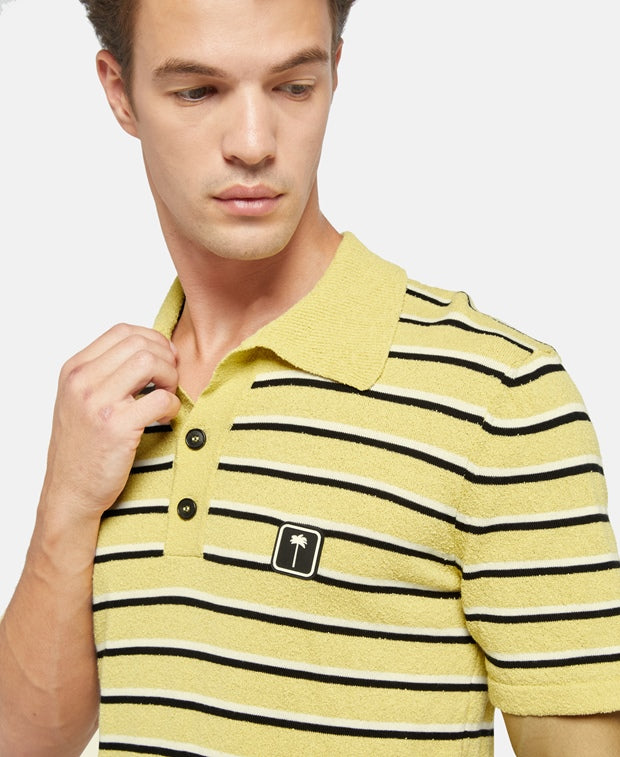 Palm Angels Knitted polo shirt