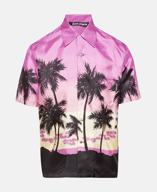 Palm Angels Short-sleeved shirt - regular fit Pink