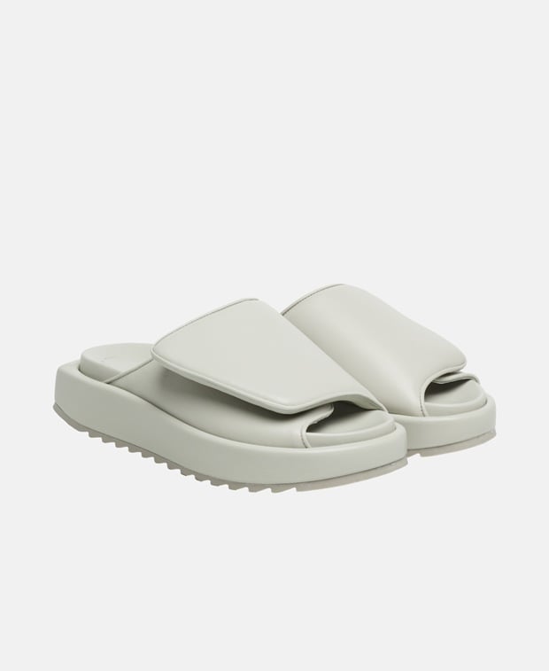 Gia Borghini Gia 1 Mules Medium Grey