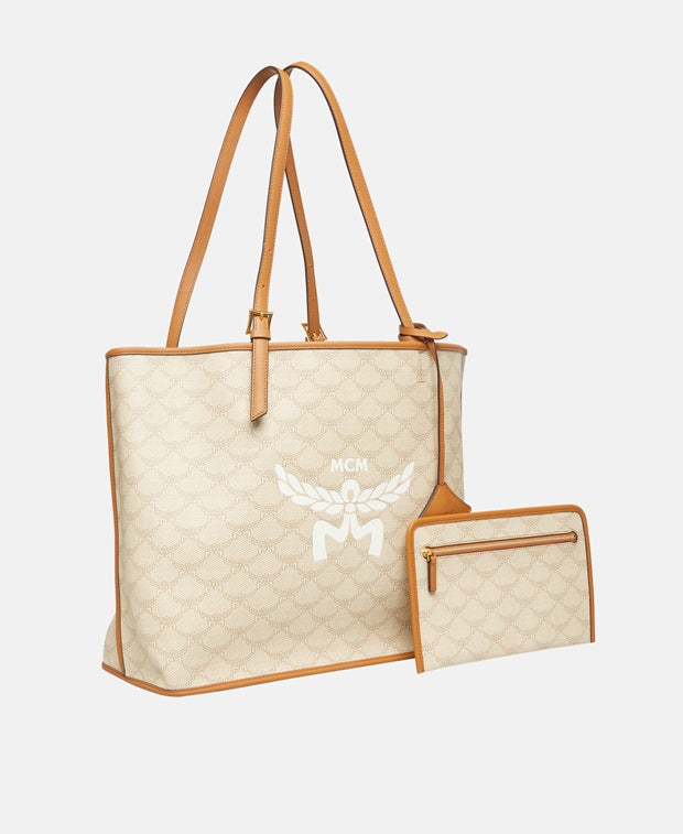 MCM Leather-look tote bag Himmel