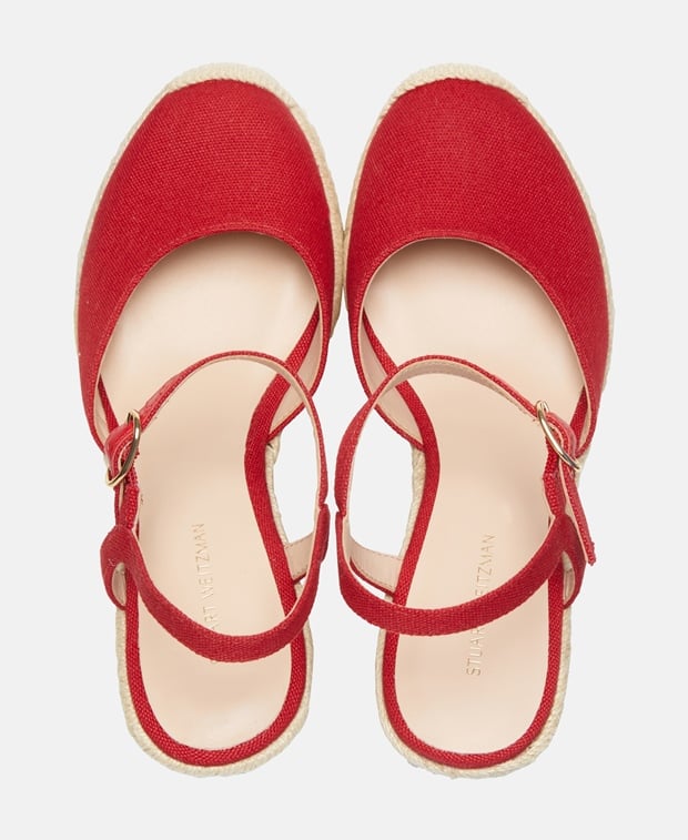 Stuart Weitzman Mykonos CloseespWedge Wedge sandals Red