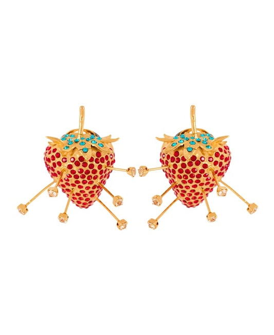 Balmain Earrings Red