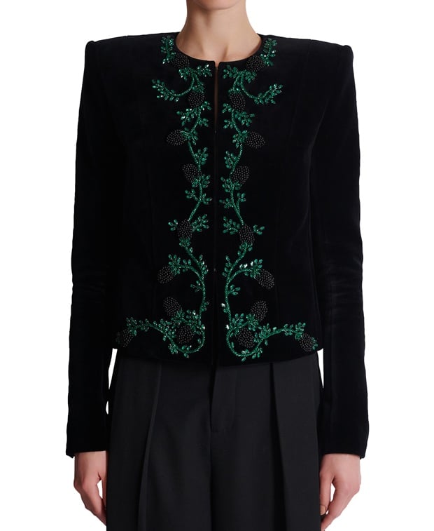 Balmain Uniform-style jacket Black
