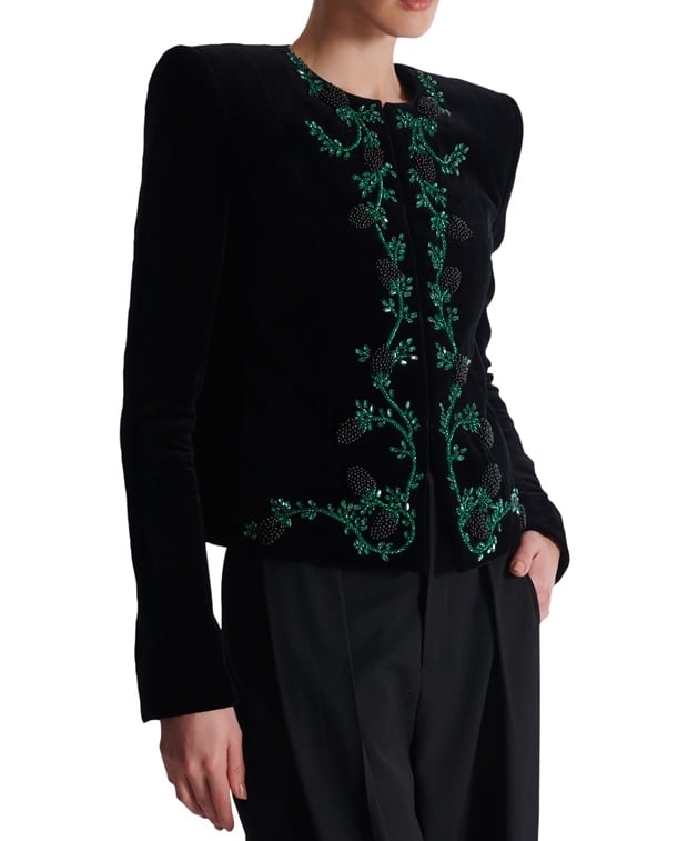 Balmain Uniform-style jacket Black