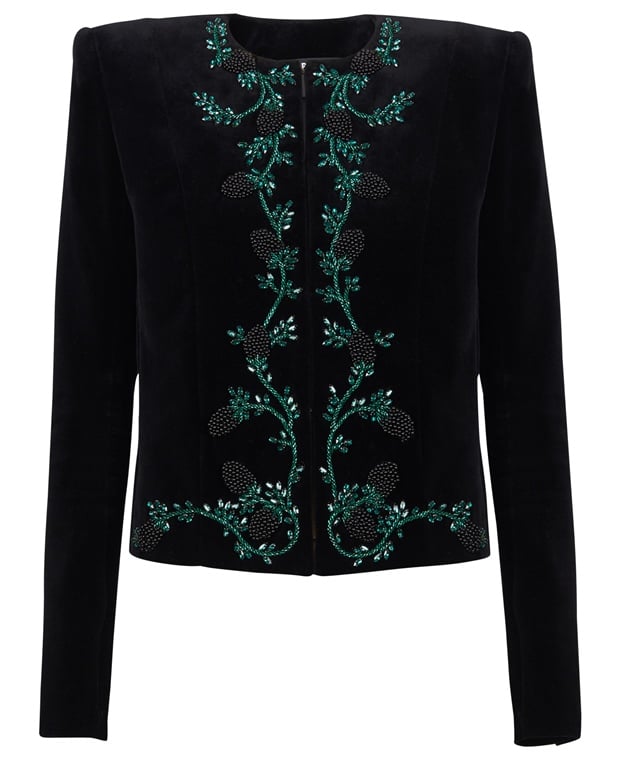 Balmain Uniform-style jacket Black
