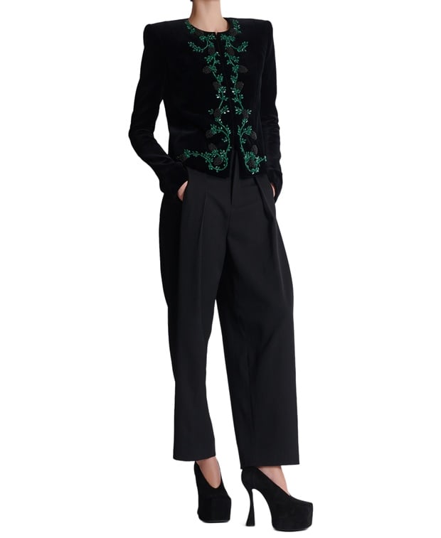 Balmain Uniform-style jacket Black