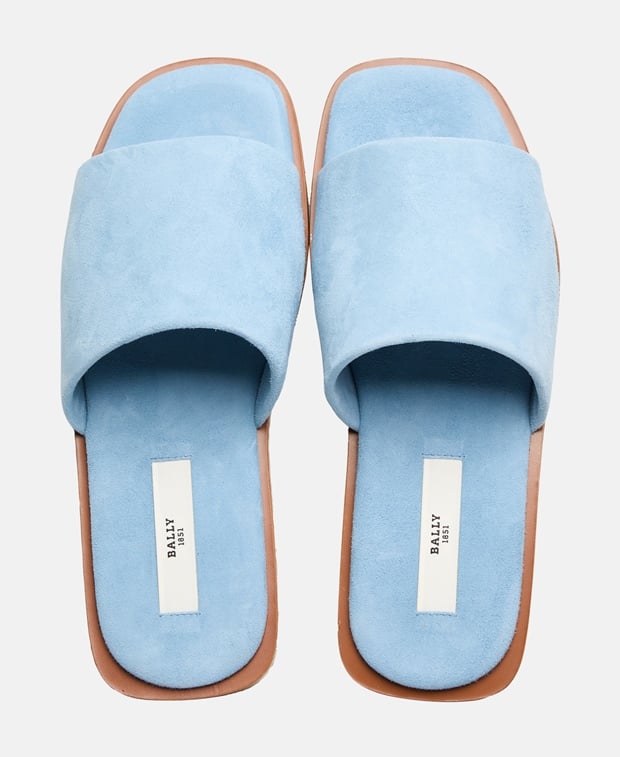 Bally Slippers Light Blue