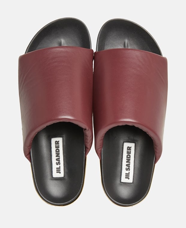 Jil Sander Sandals Bordeaux
