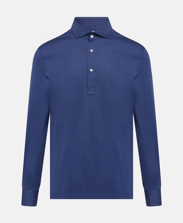 Long-sleeved polo shirt