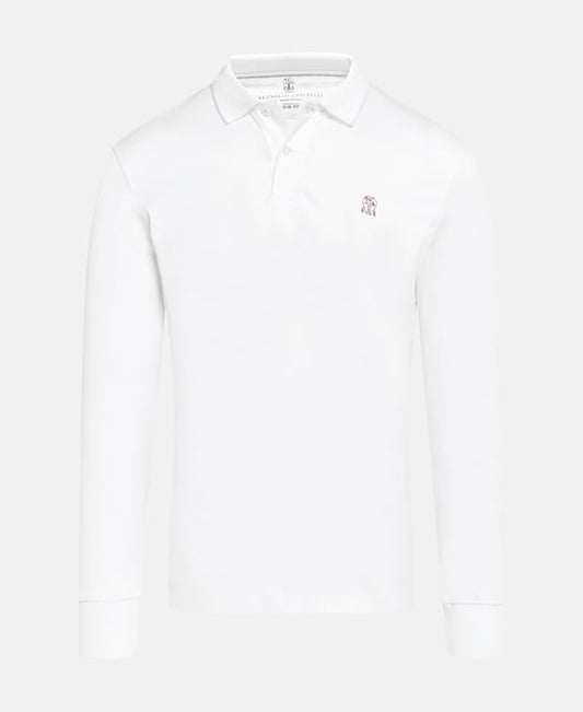 Long-sleeved polo shirt