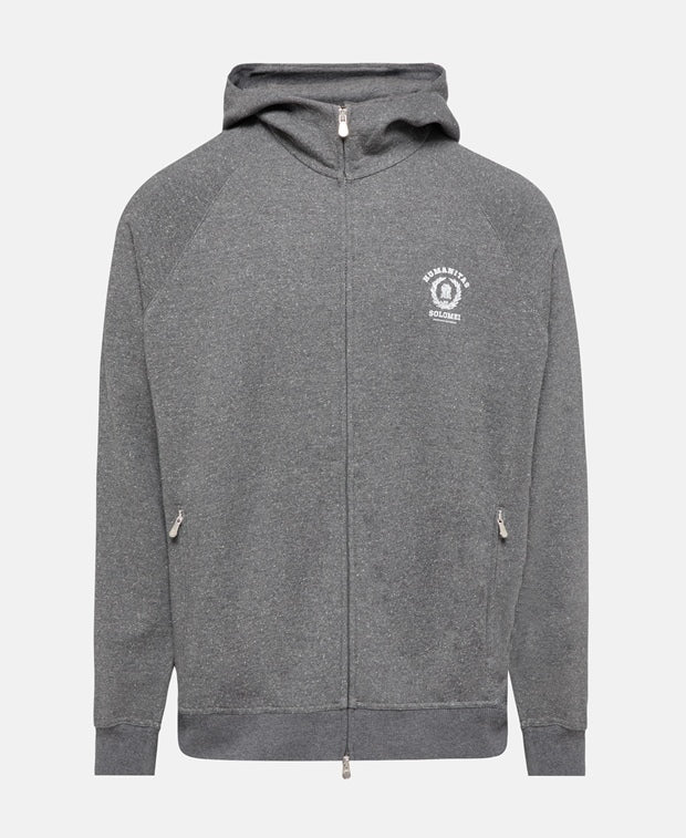 hooded sweat jacket