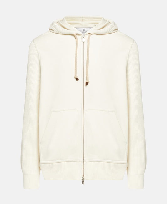 Hooded sweat jacket