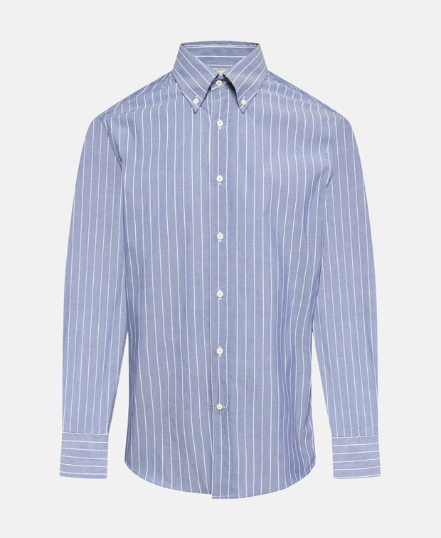 Brunello Cucinelli Long-sleeved shirt - slim fit