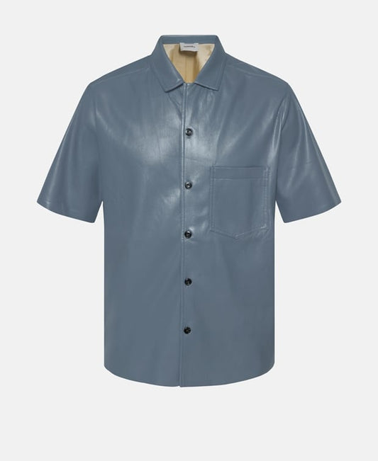 Nanushka Leather-look shirt