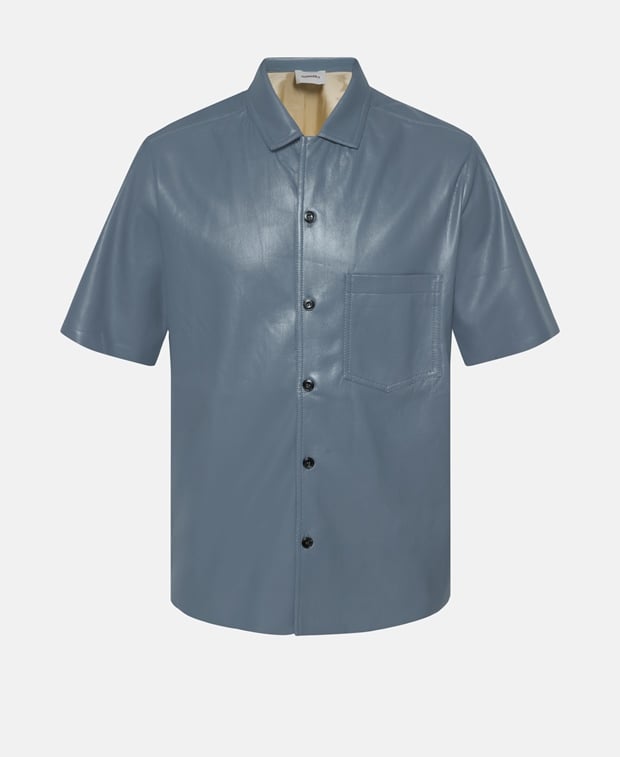 Nanushka Leather-look shirt