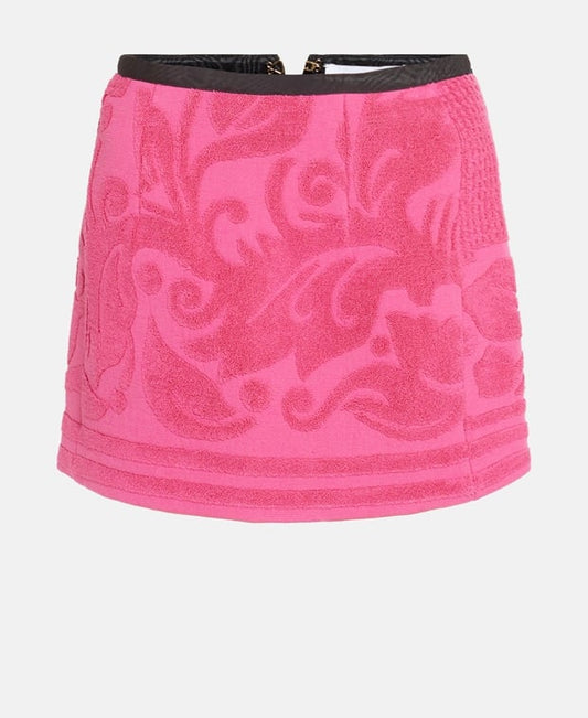 Marine Serre Knitted skirt Pink