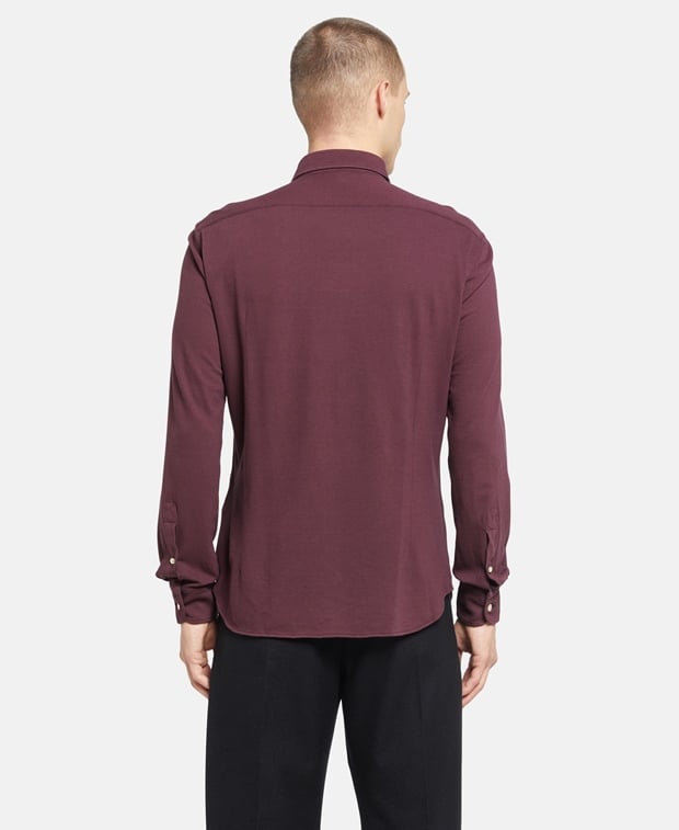Boglioli Long-sleeved shirt Bordeaux