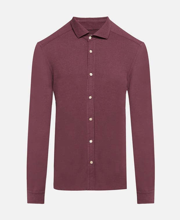 Boglioli Long-sleeved shirt Bordeaux