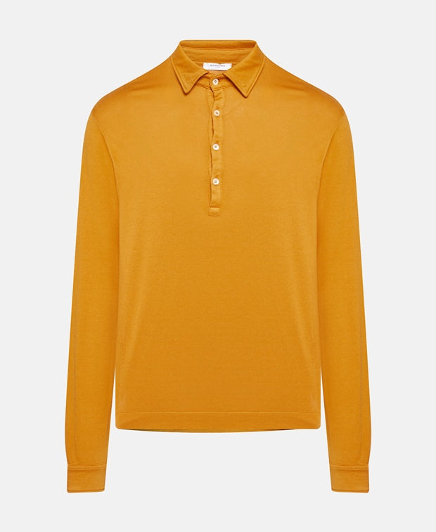 Long-sleeved polo shirt