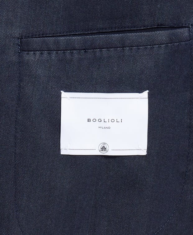 Boglioli Wool suit jacket Blue