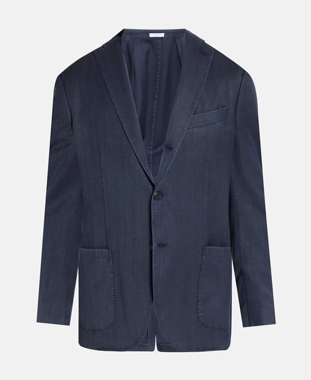 Boglioli Wool suit jacket Blue