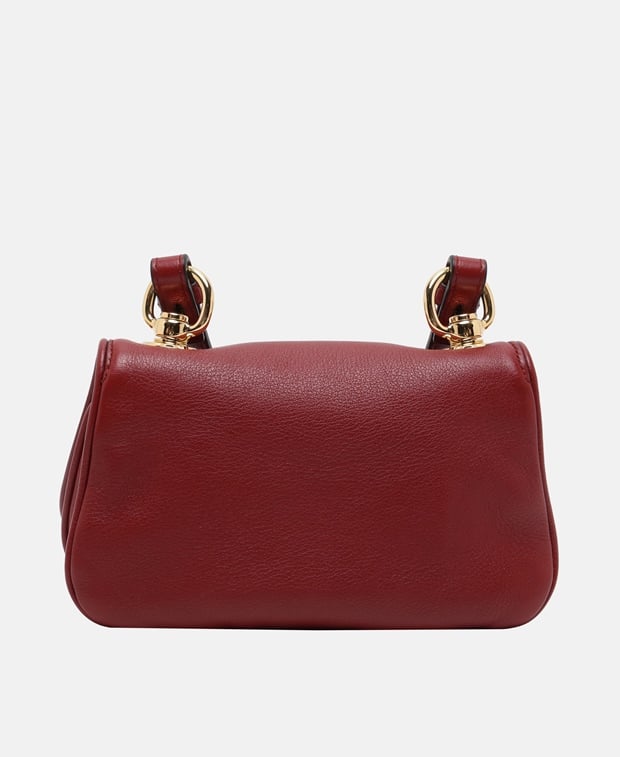 Gucci Leather messenger bag Red