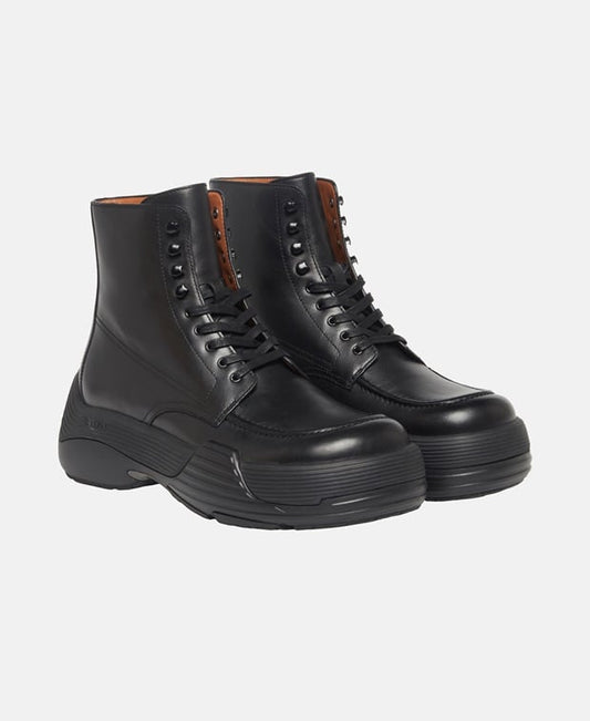 Lanvin FLASH X BOLD Lace-up ankle boot Black