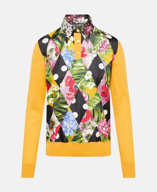 Dolce & Gabbana Knitted polo shirt