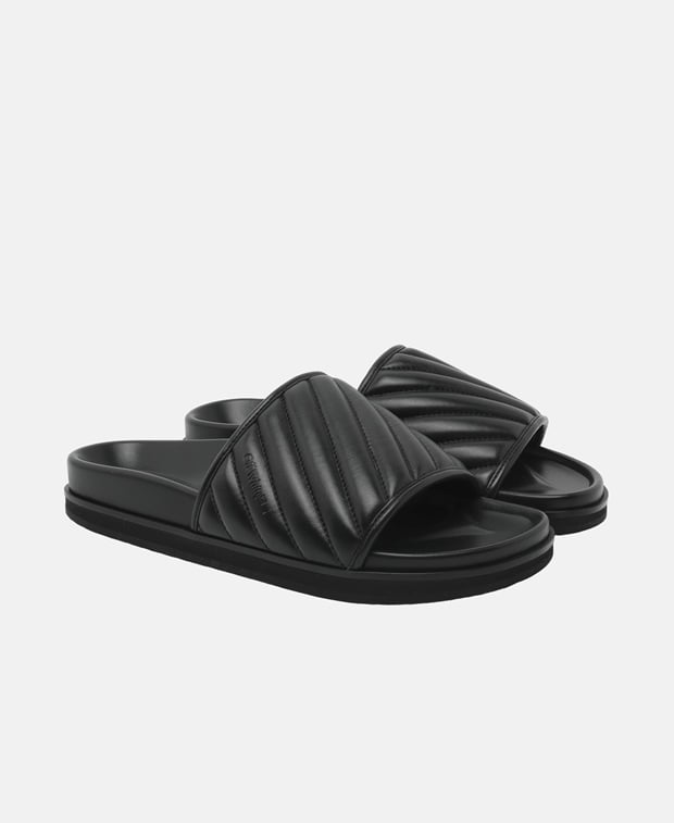 Off-White Duffle Slides Black