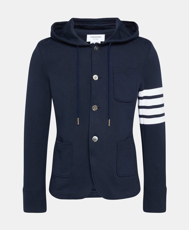 Thom Browne Hooded jacket Navy