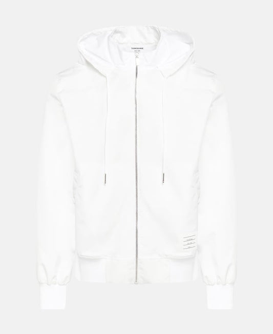 Thom Browne Hooded jacket White