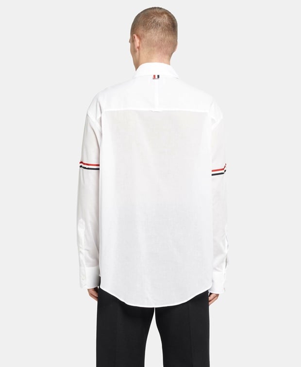 Thom Browne Long-sleeved shirt - oversize fit White