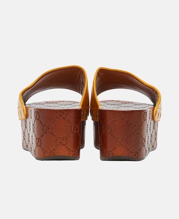 adidas X GUCCI Platform mules Orange
