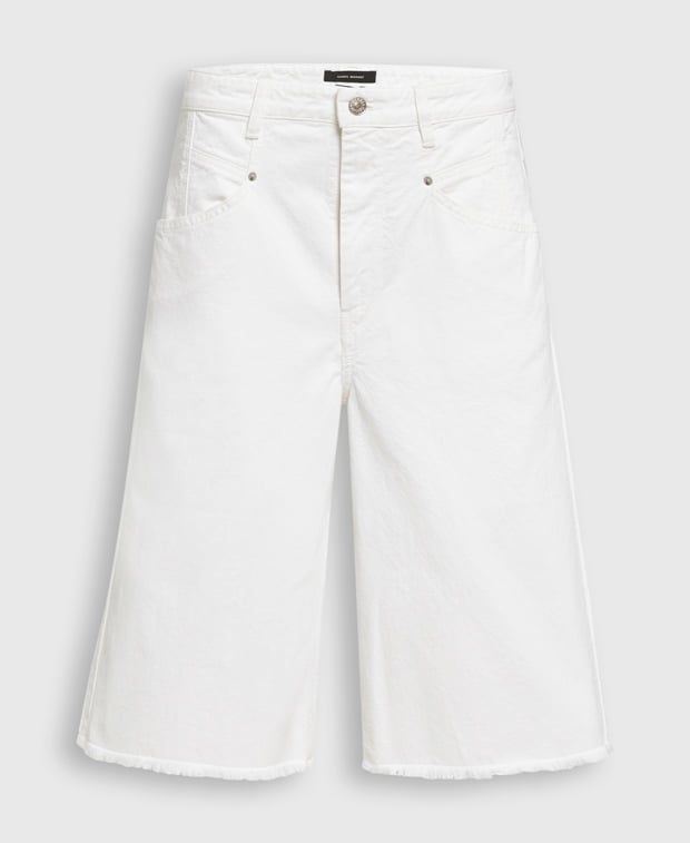 Isabel Marant Natalina Denim shorts White