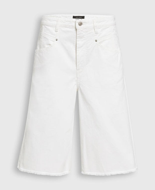 Isabel Marant Natalina Denim shorts White