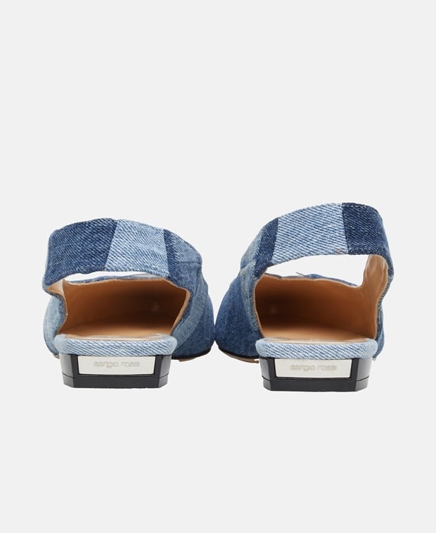 Sergio Rossi Slingback ballerina Blue