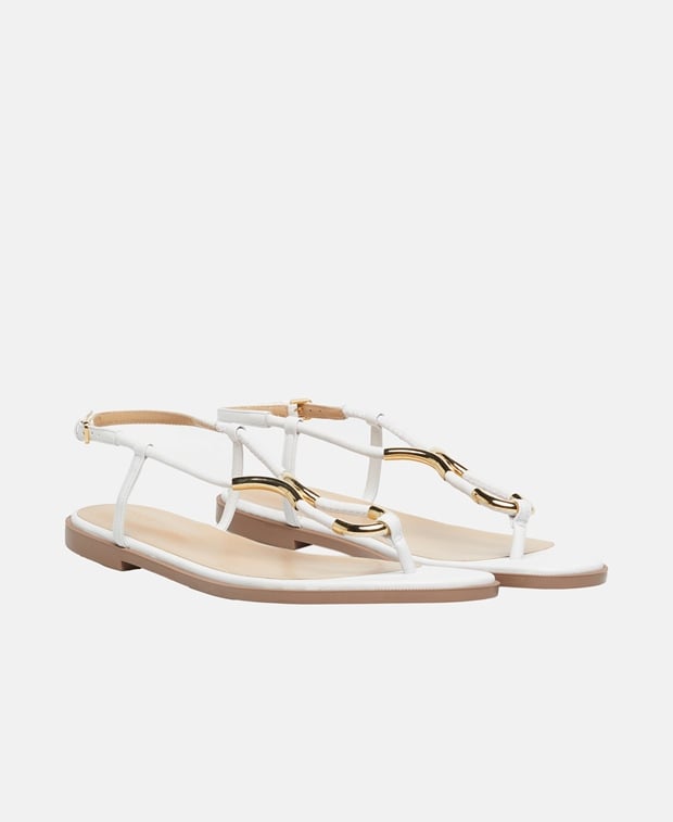 Sergio Rossi TWIS-TWIST Sandals White