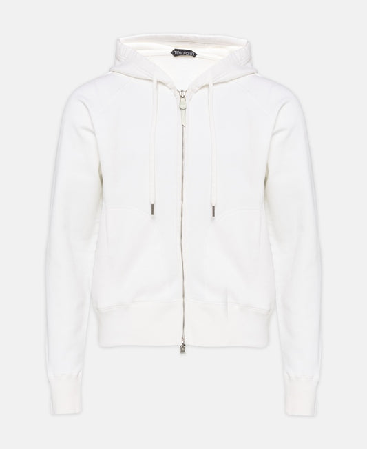 Hooded sweat jacket