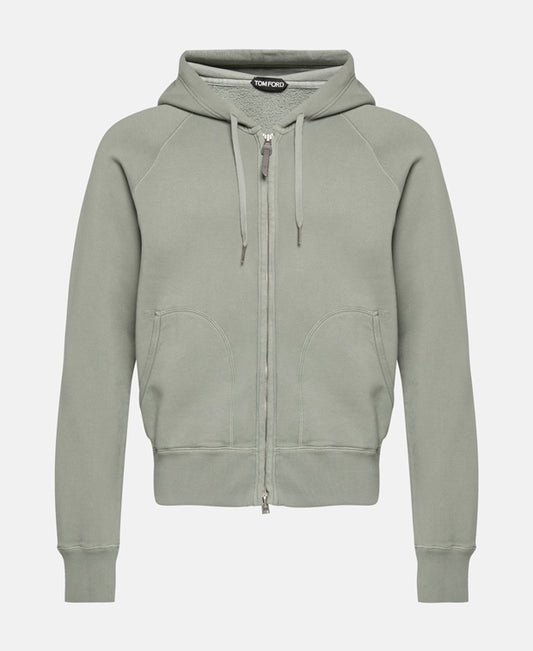 hooded sweat jacket