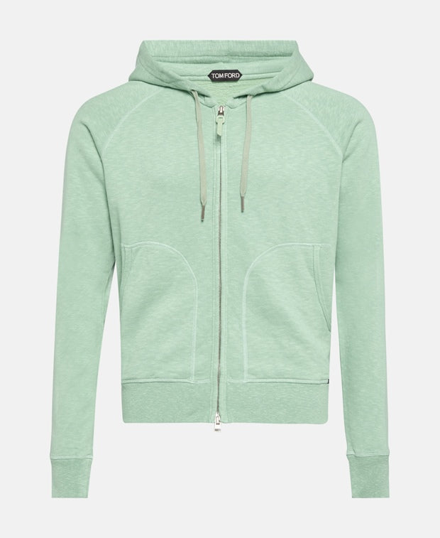 hooded sweat jacket