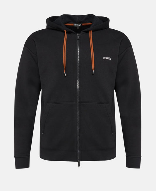 hooded sweat jacket